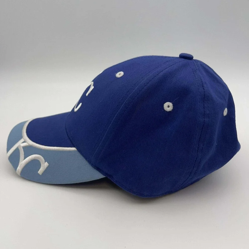 Kansas City Royals KC Baseball Cap Youth Blue‎ Embroidered Fan Favorite EUC
